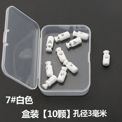 3534★ Nueva hebilla de ajuste de campana colgante de plástico, hebilla de resorte, hebilla de ajuste elástico, hebilla de cuerda, hebilla de cuerda pasante, hebilla de nariz de cerdo, chaqueta de plumas