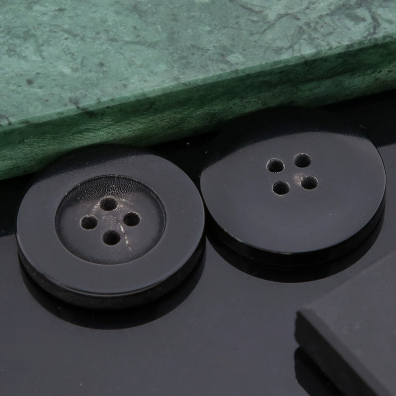 3417★  Real horn buttons clothes decorative buttons men and women trench coat coat sweater jacket top suit pants four-eye buttons