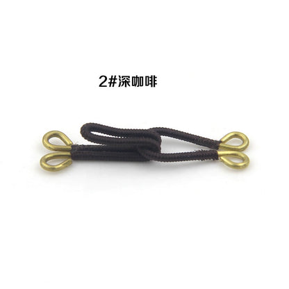 3513★ Accesorios de ropa, par de ganchos para abrigos, tela revestida de latón, botón de estilo, botón de gancho oscuro, botón de gancho manual, botón de ajuste invisible