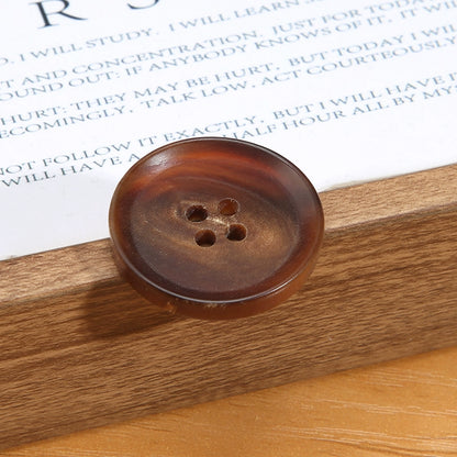 3463★ Botones de cuerno real para hombre, traje, chaqueta, pantalón, botones de alta gama, abrigo de cachemira para mujer, botones negros Daquan