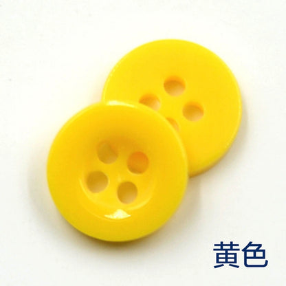 3348★  Color wide-edged round shirt buttons Children's kindergarten creative handmade material package Candy button painting material