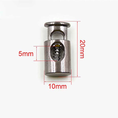 3547★ Hebilla de resorte de metal para chaqueta, cuerda elástica, hebilla de ajuste de banda elástica, hebilla de nariz de cerdo, hebilla de cuerda fija, hebilla de ajuste, botón de cordón