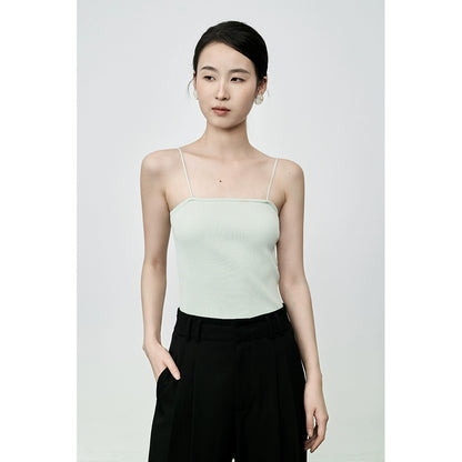 Chaleco de tirantes de cuatro colores CAREMIND para mujer, fino, anti-luz y exterior fino, con parte superior sin mangas 