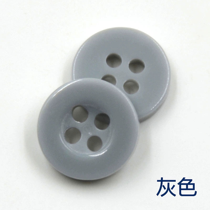 3348★  Color wide-edged round shirt buttons Children's kindergarten creative handmade material package Candy button painting material