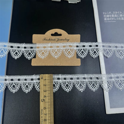 3668 Delicado bordado de poliéster, encaje soluble en agua, accesorios de encaje, bricolaje, ropa, collar, clavícula, cadena, tocado, correa de hombro, material