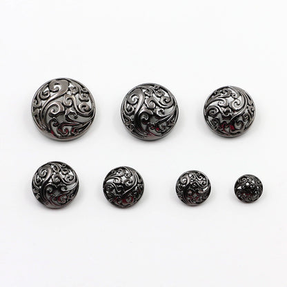 3449★ Botón de abrigo de metal de nube auspiciosa hueca segundo maestro Zhang Yunlei mismo botón de alta gama botón de chaqueta botón accesorios de ropa