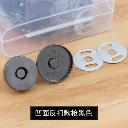 3473★ Hebilla magnética de metal Hebilla magnética Bolso con botón magnético fuerte sin costuras Hebilla de succión Abrigo Botón oculto Accesorios de billetera