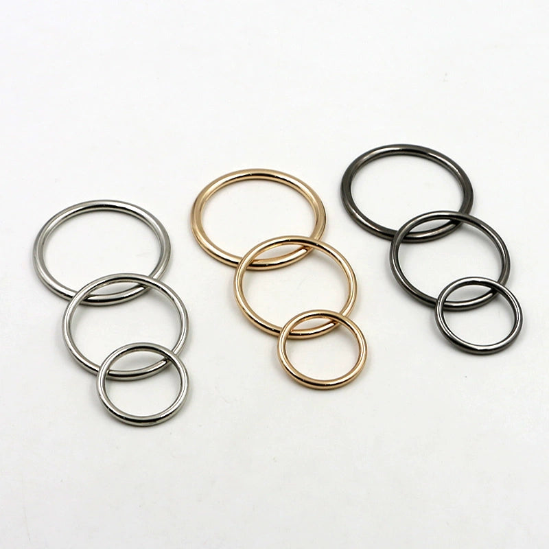 3521★ Botones de aro metálicos, zapatos, sombreros, bolsos, ropa, accesorios decorativos de ferretería, accesorios, círculos, correas, botones de aro