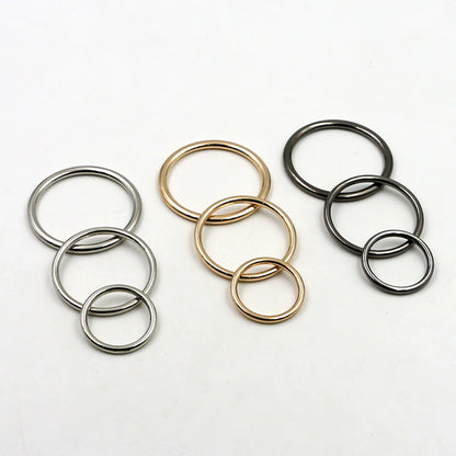 3521★ Botones de aro metálicos, zapatos, sombreros, bolsos, ropa, accesorios decorativos de ferretería, accesorios, círculos, correas, botones de aro