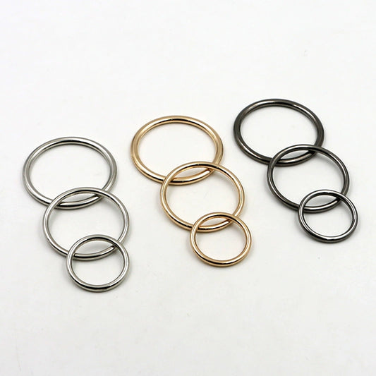 3521★ Botones de aro metálicos, zapatos, sombreros, bolsos, ropa, accesorios decorativos de ferretería, accesorios, círculos, correas, botones de aro