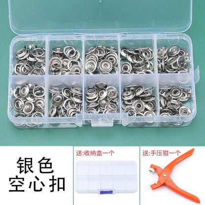 3409★  Baby clothes five-claw buckle installation tool set hidden buckle children's seam-free nail buckle four-fit buckle button five-grip buckle
