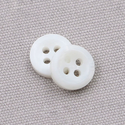 3355★  Versatile Round River Shell Button Button Men's and Women's Clothes Shirt Shirt Button Cardigan Button Decorative Clothing Accessories