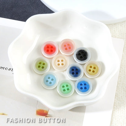 3339★  Resin shirt shirt men's and women's two-color buttons high-end clothes decorative buttons chiffon top small dress buttons