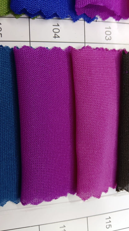 3905 Tejido elástico de verano, tejido fino de punto, forro de falda, tejido de imprimación absorbente de sudor, tejido de punto de una sola cara de alta elasticidad 8031