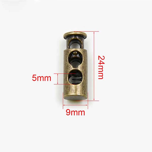 3547★ Hebilla de resorte de metal para chaqueta, cuerda elástica, hebilla de ajuste de banda elástica, hebilla de nariz de cerdo, hebilla de cuerda fija, hebilla de ajuste, botón de cordón