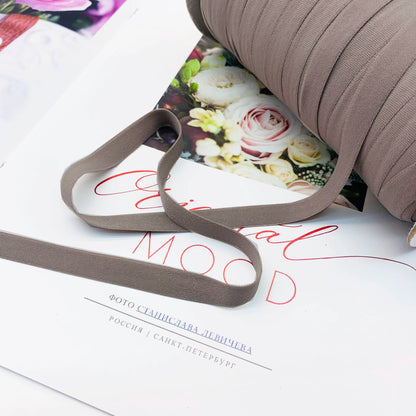 3882 52 colores punto 1cm cinta elástica color espalda cuello tira de presión escote correa borde lateral tira de presión accesorios de ropa