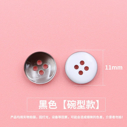 3345★  Color resin shirt buttons women's coat shirt buttons fashion round top clothes trench coat small button accessories