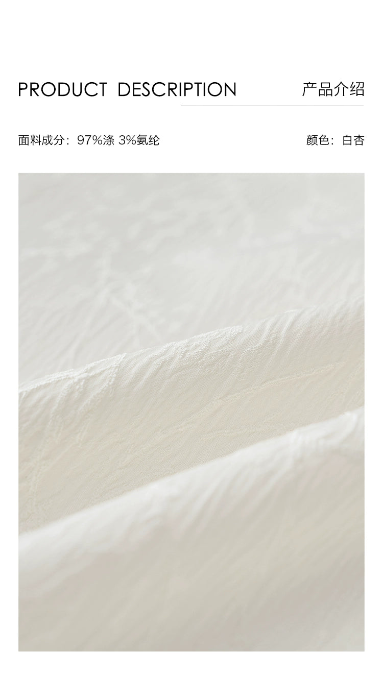 Chaqueta de traje con textura de calidad para mujer, diseño chino, color albaricoque blanco, de CAREMIND 