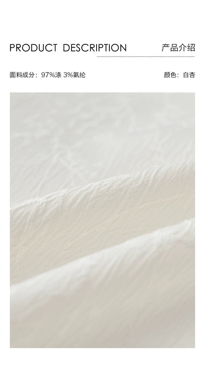 Chaqueta de traje con textura de calidad para mujer, diseño chino, color albaricoque blanco, de CAREMIND 