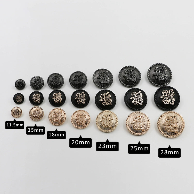3346★  Versatile metal button shirt buttons clothing clothes tops blazers trench coats men's and women's pants buttons gold
