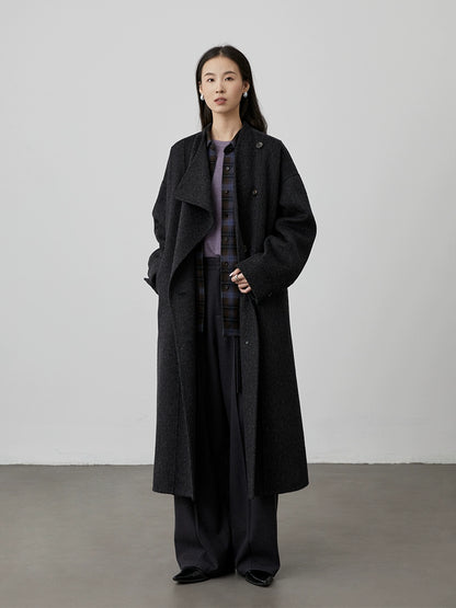 [Camisa gris] CAREMIND Camisa a cuadros azul café elegante original Chaqueta superior versátil e informal de otoño 