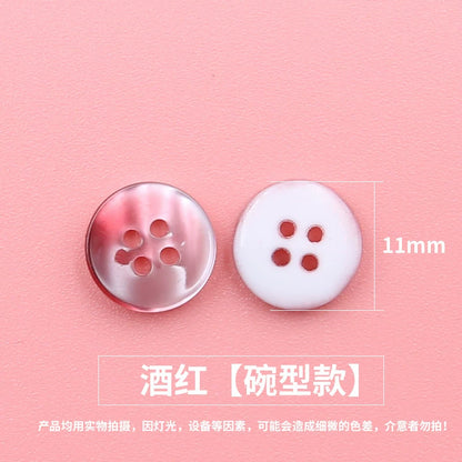 3345★  Color resin shirt buttons women's coat shirt buttons fashion round top clothes trench coat small button accessories