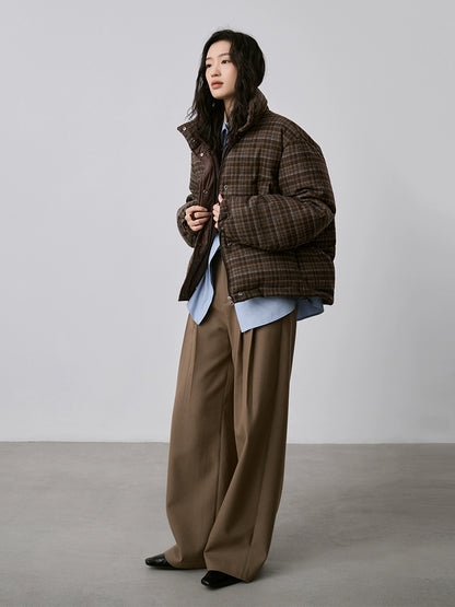 Pantalon décontracté CAREMIND Maillard, nouveau pantalon droit taille haute, ample et fin, drapé, repassage gratuit, pour femme