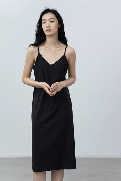 Vestido de base interior CAREMIND para mujer 2023, para las cuatro estaciones, se puede usar un color sólido, cómodo, de moda, con forro de falda, se puede usar solo 