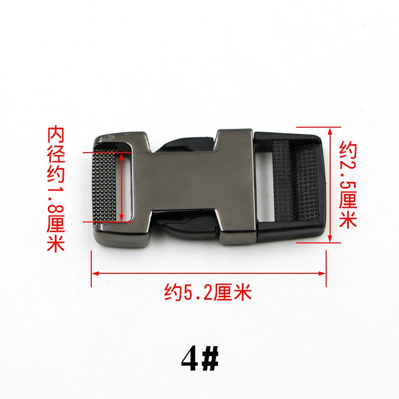 3526★ Hebilla de mochila con cierre de equipaje Hebilla de ajuste de bolsa Hebilla de herraje de metal Hebilla de accesorios para bolsa de cintura Hebilla de mochila