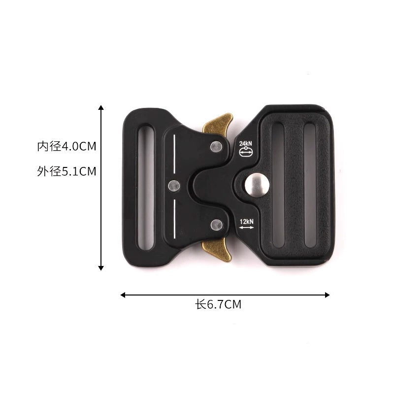 3520★ Hebilla de metal hebilla mochila multifuncional hebilla de tensión de liberación rápida cinturón táctico de seguridad botón accesorios