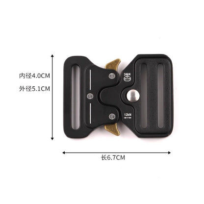 3520★ Hebilla de metal hebilla mochila multifuncional hebilla de tensión de liberación rápida cinturón táctico de seguridad botón accesorios