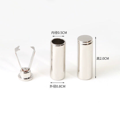 3548★ Hebilla de cabeza de metal de cuerda para ropa, pantalones, accesorios de cabeza de cuerda, suéter extraíble, sombrero, cuerda, pantalones deportivos, cordón de cintura, colgante