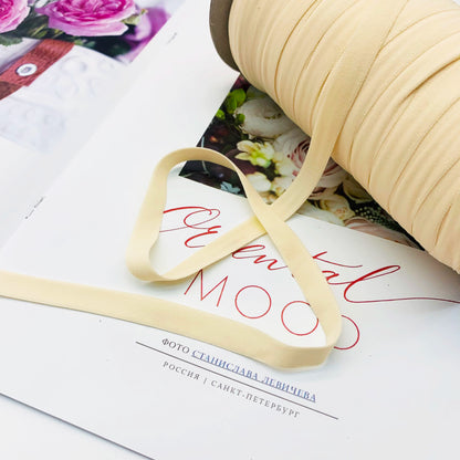 3882 52 colores punto 1cm cinta elástica color espalda cuello tira de presión escote correa borde lateral tira de presión accesorios de ropa