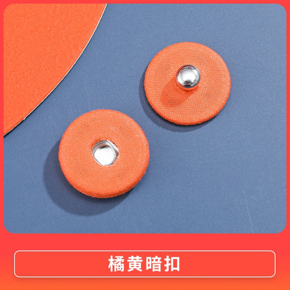 3470★ Botón de tela de color nuevo, botón a presión de metal, botón oculto, botón anti-luz para niños y madres, botón de ropa grande para mujeres, botón de botón.