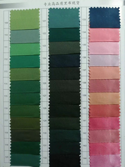 3896 Seda humana cómoda, seda humana fina sarga binba abrigo de canalé de alta gama, forro de sarga de canalé viscosa 8014