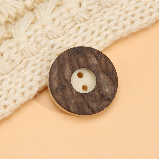 3311★  Fruit personalized clothes decorative buttons Versatile coat trench coat sweater woolen buttons Two-eye clothes jacket buttons