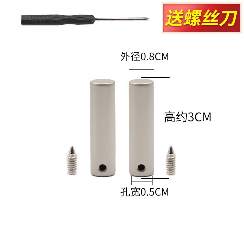 3538★ Accesorios de cuerda Suéter de cabeza de metal Sombrero Correa de cordón Hebilla de cabeza de cuerda Botón Ropa Cintura Hebilla de cuerda