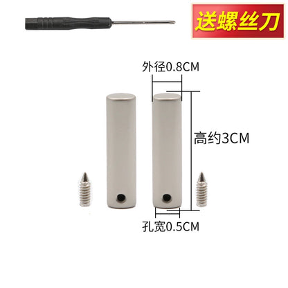 3538★ Accesorios de cuerda Suéter de cabeza de metal Sombrero Correa de cordón Hebilla de cabeza de cuerda Botón Ropa Cintura Hebilla de cuerda