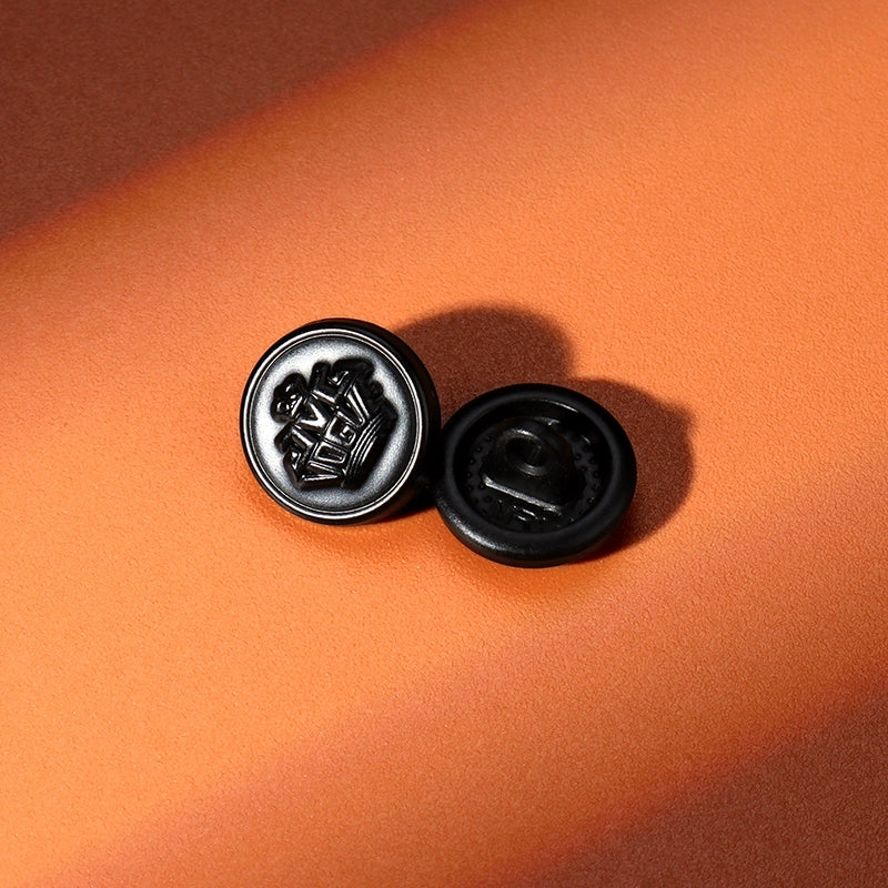 3406★  Black metal shirt buttons women's clothes exquisite round buttons versatile shirt cuffs neckline high-end buttons men