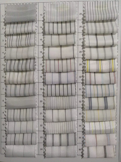 3897 Forro de manga de tela a rayas de color, forro de tela estampada con patrón oscuro para puños de traje