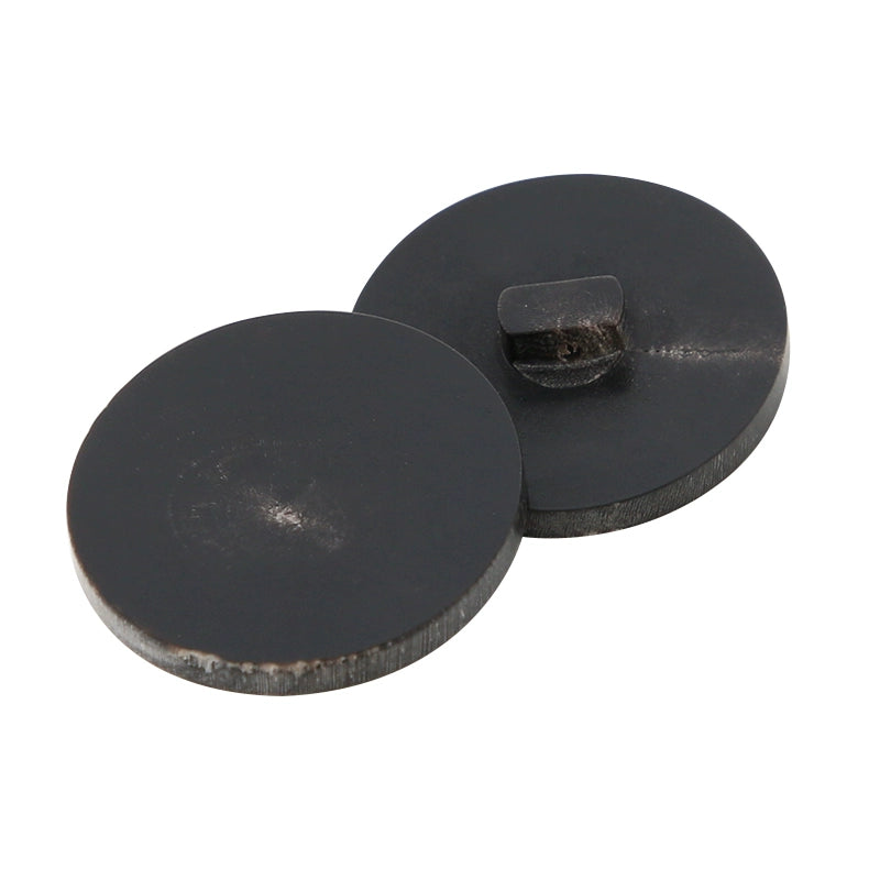 3462★ Gabardina con botones de cuerno real, abrigo con botones redondos, ropa superior, botones negros para mujer, traje de hombre, accesorios con botones para traje