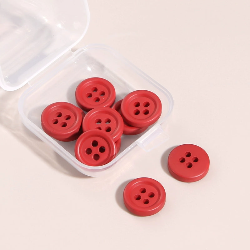 3371★  Four-eye round clothes decorative buttons jacket shirt cardigan shirt buttons high-end fashion top button accessories