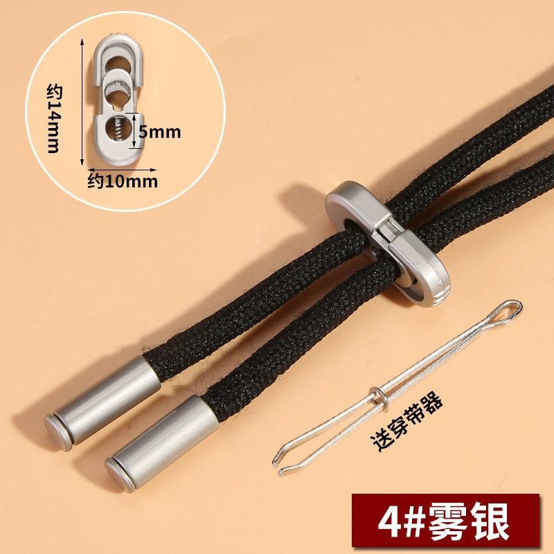 3540★ Cinturón de pantalones casuales gratis, cuerda, pantalones deportivos, hebilla de ajuste, hebilla de resorte fija, campana, pantalones, accesorios, artefacto