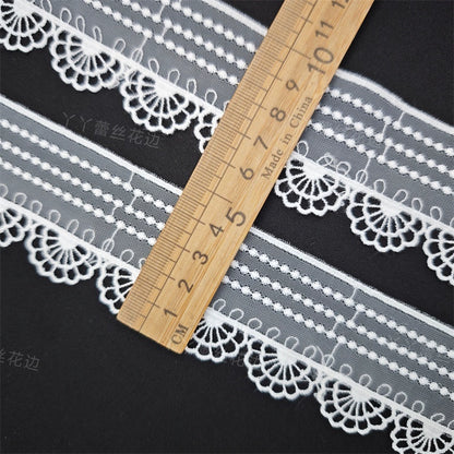 3819 Nouveau tissu de broderie de dentelle de vêtements de maille de dentelle robe de mariée de femmes vêtements textile textile à la maison accessoires de maille de broderie