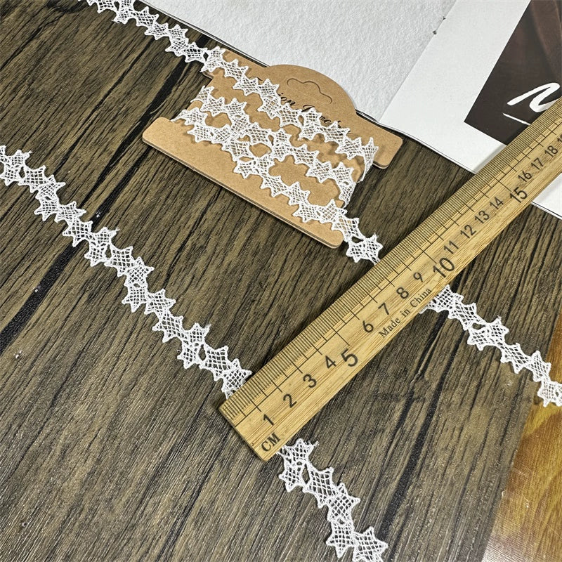 3667 Cortinas Ropa Encaje Accesorios de Encaje Vestido Lolita Collar Bolso Zapatos y Sombreros DIY Encaje Bordado Hecho a Mano