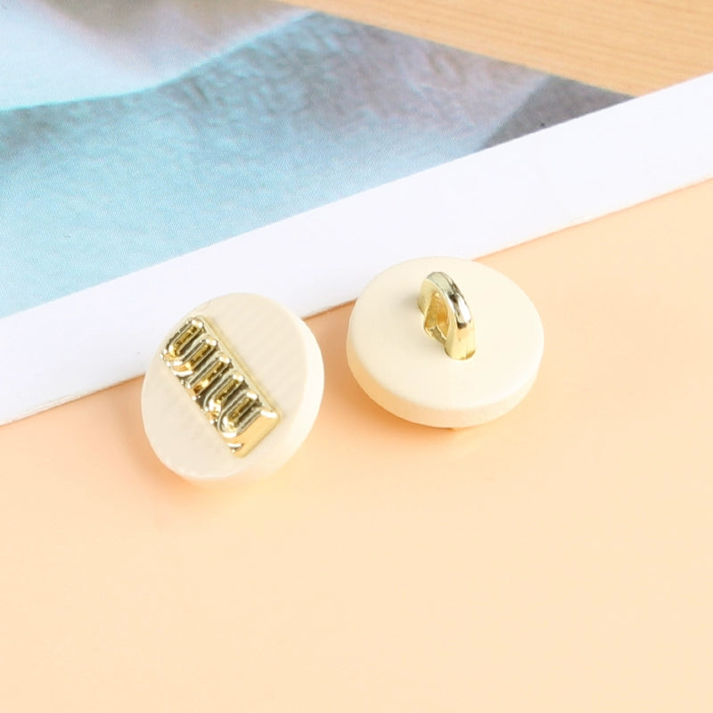 3363★  Metal shirt shirt decorative buttons clothes cardigan jacket buttons high-end round personalized cuff buttons accessories