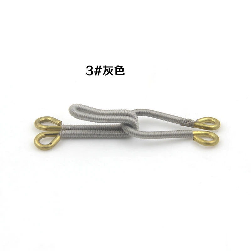 3513★ Accesorios de ropa, par de ganchos para abrigos, tela revestida de latón, botón de estilo, botón de gancho oscuro, botón de gancho manual, botón de ajuste invisible