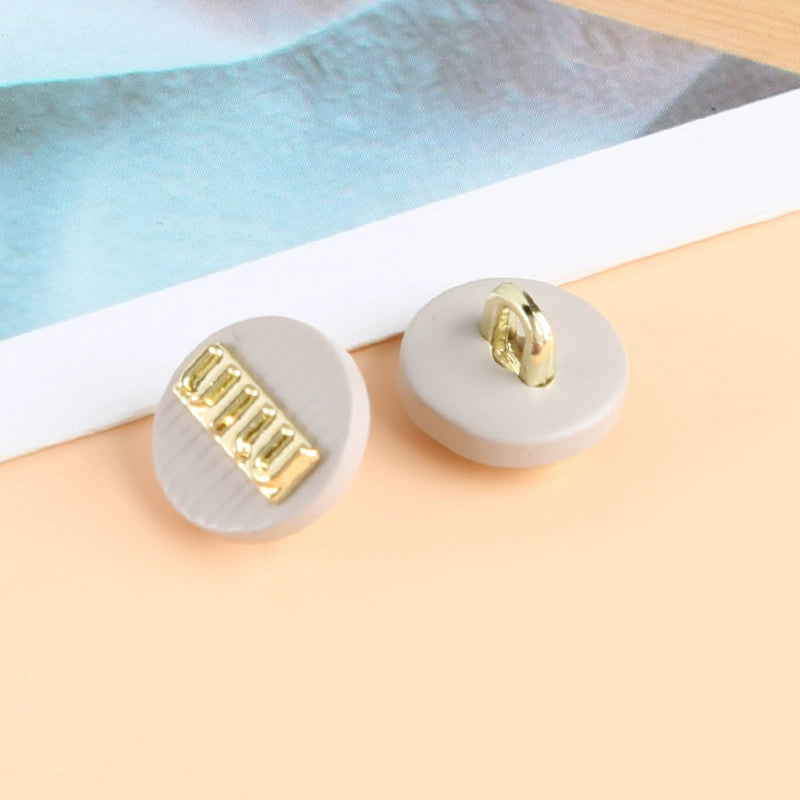 3363★  Metal shirt shirt decorative buttons clothes cardigan jacket buttons high-end round personalized cuff buttons accessories