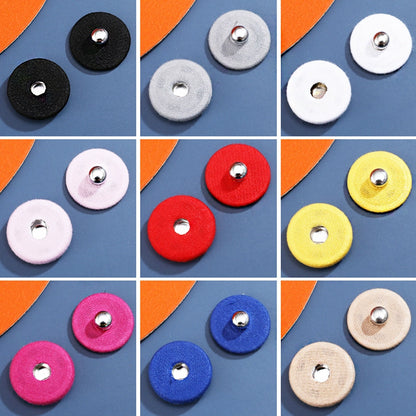 3470★ Botón de tela de color nuevo, botón a presión de metal, botón oculto, botón anti-luz para niños y madres, botón de ropa grande para mujeres, botón de botón.