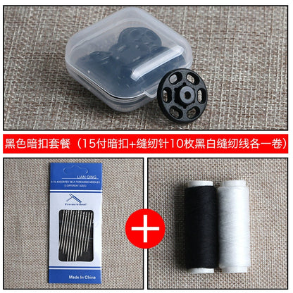 3484★ Botón oculto de plástico invisible transparente para madre e hijo, camisa con botones antiluz, cárdigan, ropa de bebé, botón a presión